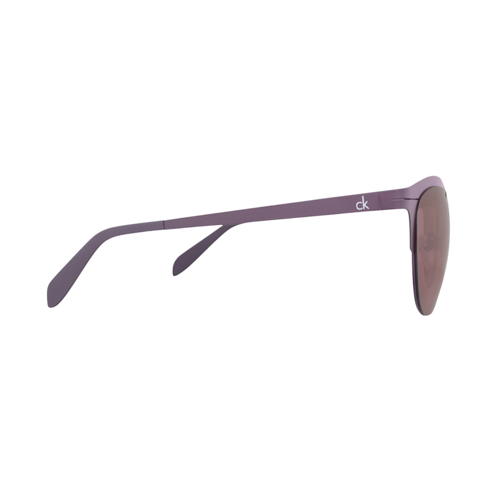 Purple Browline Sunglasses for Women – Elegant Metal Frame