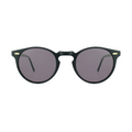 Classic Black Round Sunglasses – Unisex Acetate Frame