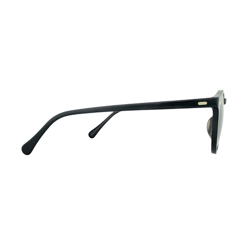 Classic Black Round Sunglasses – Unisex Acetate Frame